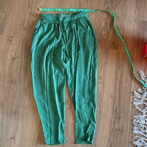 NWT Long Jamby’s Breathable Modal French Terry Sweatpants Hunter Green XS